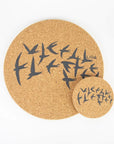 Eco friendly cork placemats + coasters. Swallow Design
