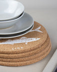Cork Placemats | Mackerel