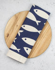 Organic Tea Towel | Fish In The Sea