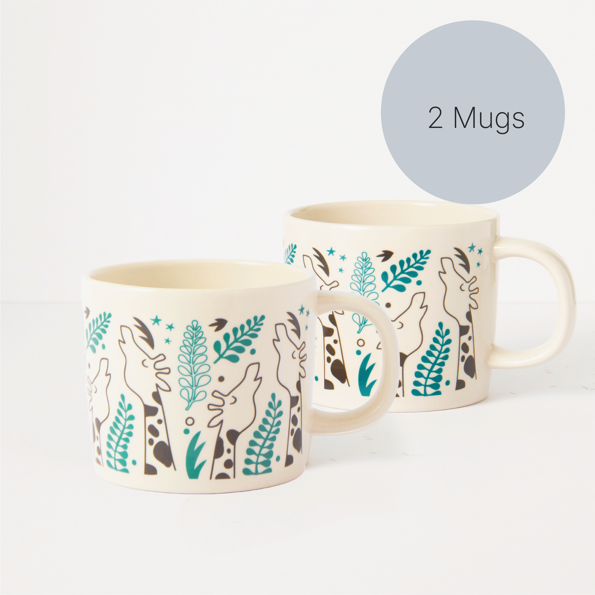 Set of Two Mugs | Giraffes