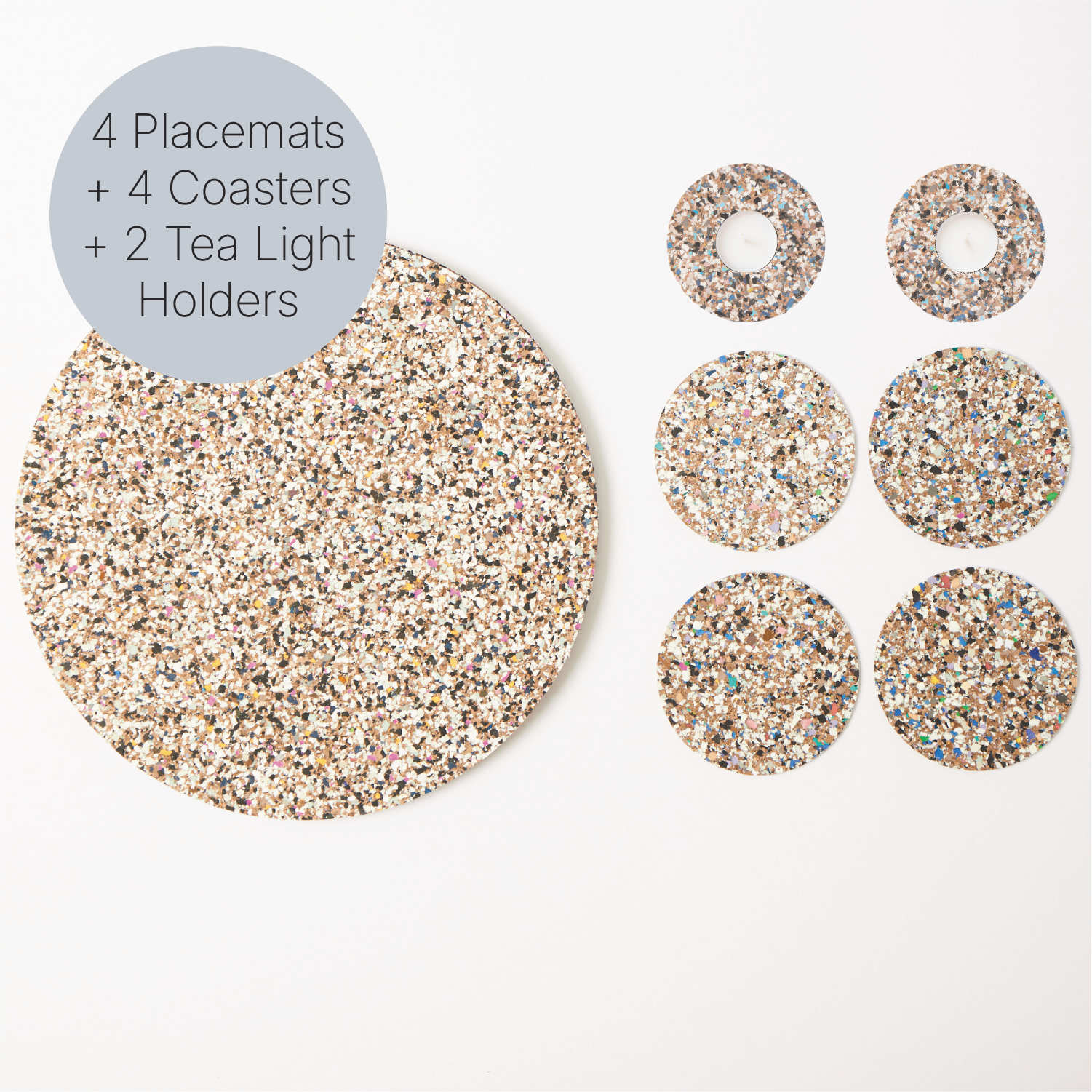 Beach Clean Sustainable Dining Bundle - Round