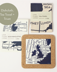 Shipping Forecast | Cork and Tile Trivet, Tea Towel and Dishcloths