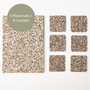 Beach Clean Rectangle Placemats and Coasters - Table S/6