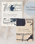 Tea Towel and matching Dishcloths | Shipping Forecast