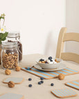 Cork Coasters | Candy Stripes - Blue S/4