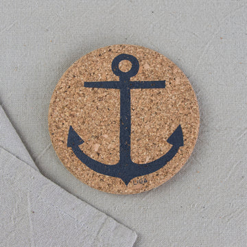 Cork Coasters | Anchor