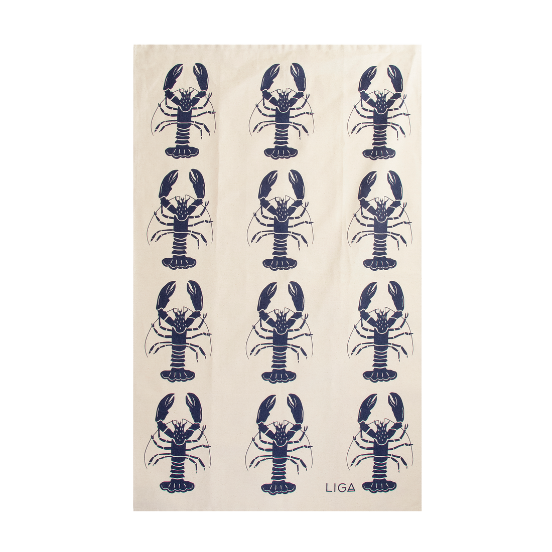 Organic Tea Towel | Blue Lobster