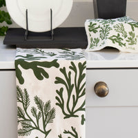 Organic Tea Towel | Seaweed