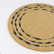 Set of 2 Cork Large Placemats | Fish on a Line