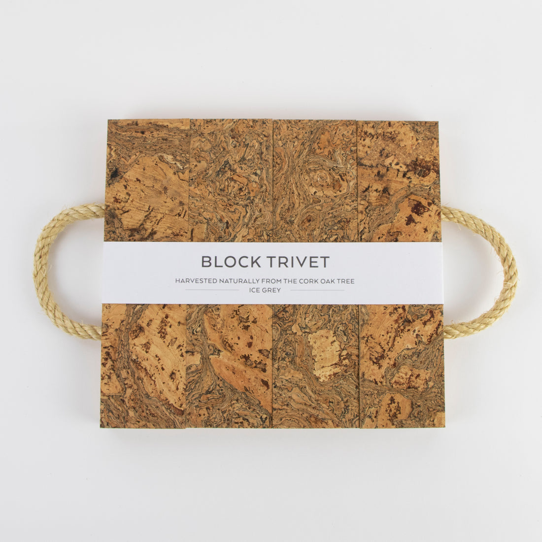 Natural Cork trivet | Block