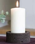 Eco Candle Holder | Smoked Cork