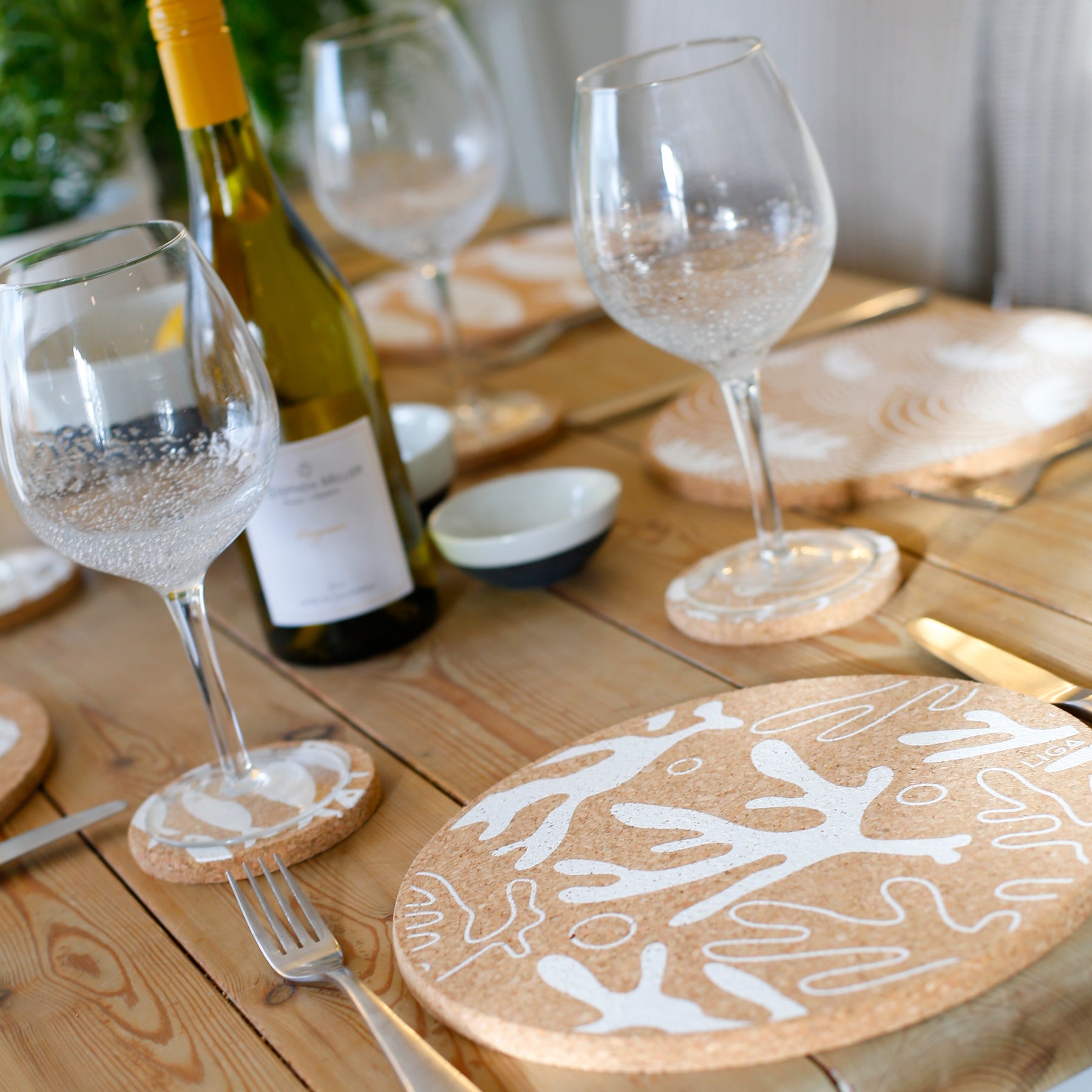 Cork Coasters | Seaweed 2