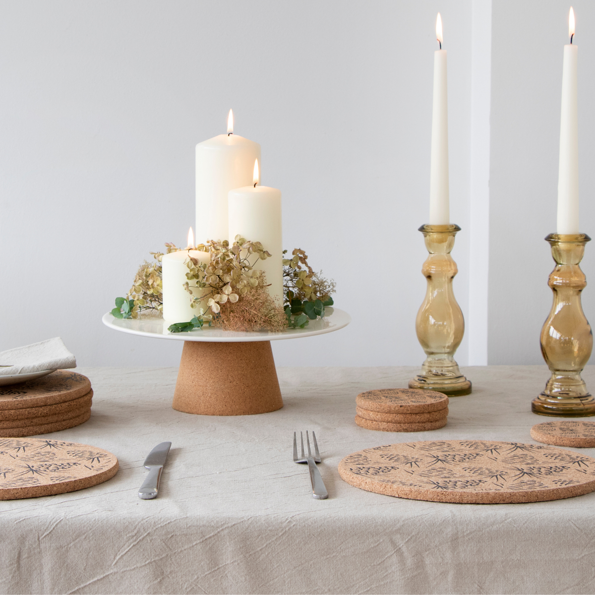 Ceramic Cake Plate | Black