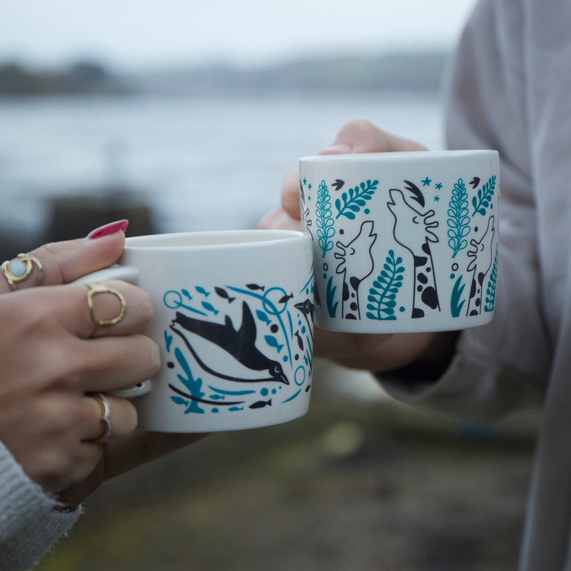 Stoneware Mug | Giraffes