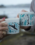 Stoneware Mug | Swimming Penguins