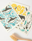 Eco Dishcloths | Swimming Penguins