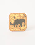 Cork Coasters  | Elephant & Bananas S/4