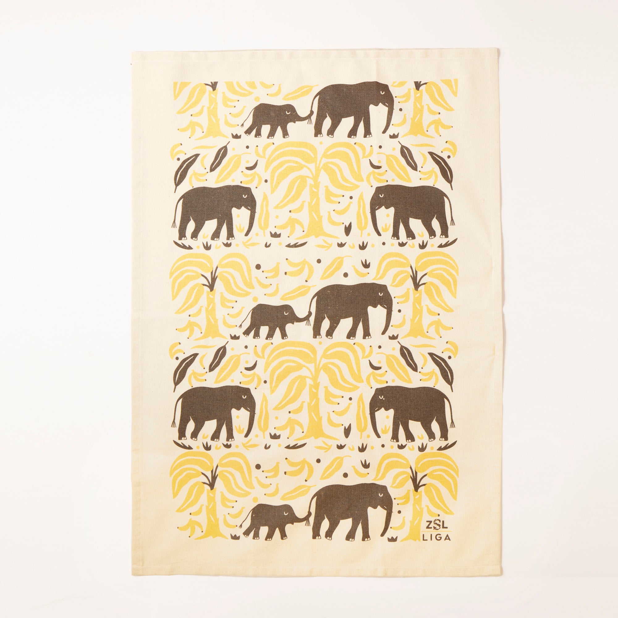 Organic Tea Towel | Elephant &amp; Bananas