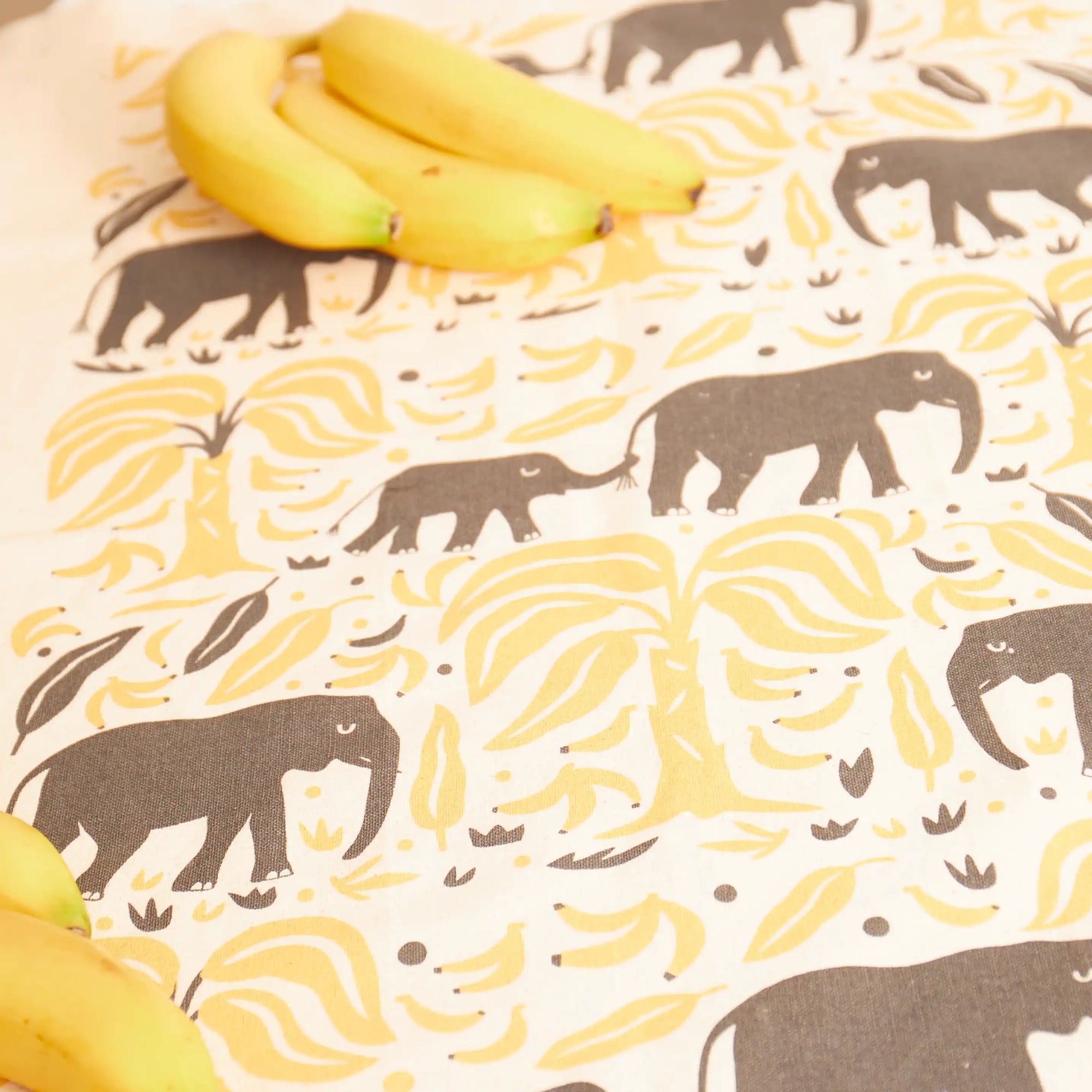 Cork and Tile Trivet, Tea Towel and Dishcloths | Elephants &amp; Bananas