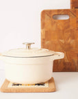 Cork and Tile Trivet, Tea Towel and Dishcloths | Elephants & Bananas