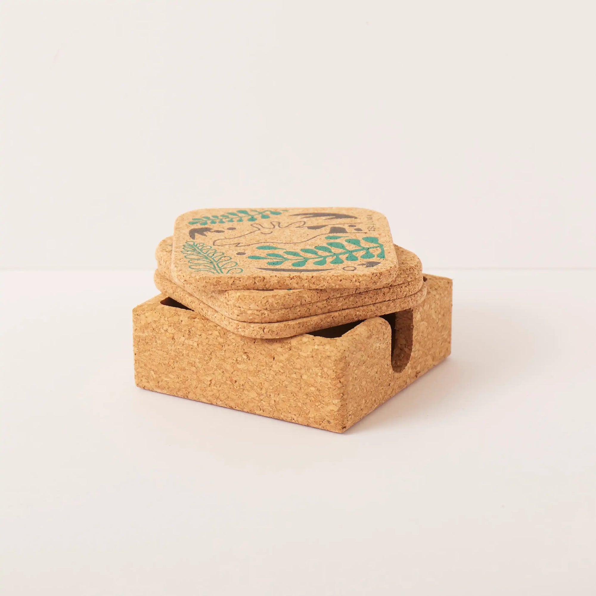 Set of 4 Placemats and matching Coasters | Elephant &amp; Bananas