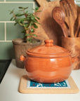 Cork and Tile Trivet | Giraffes