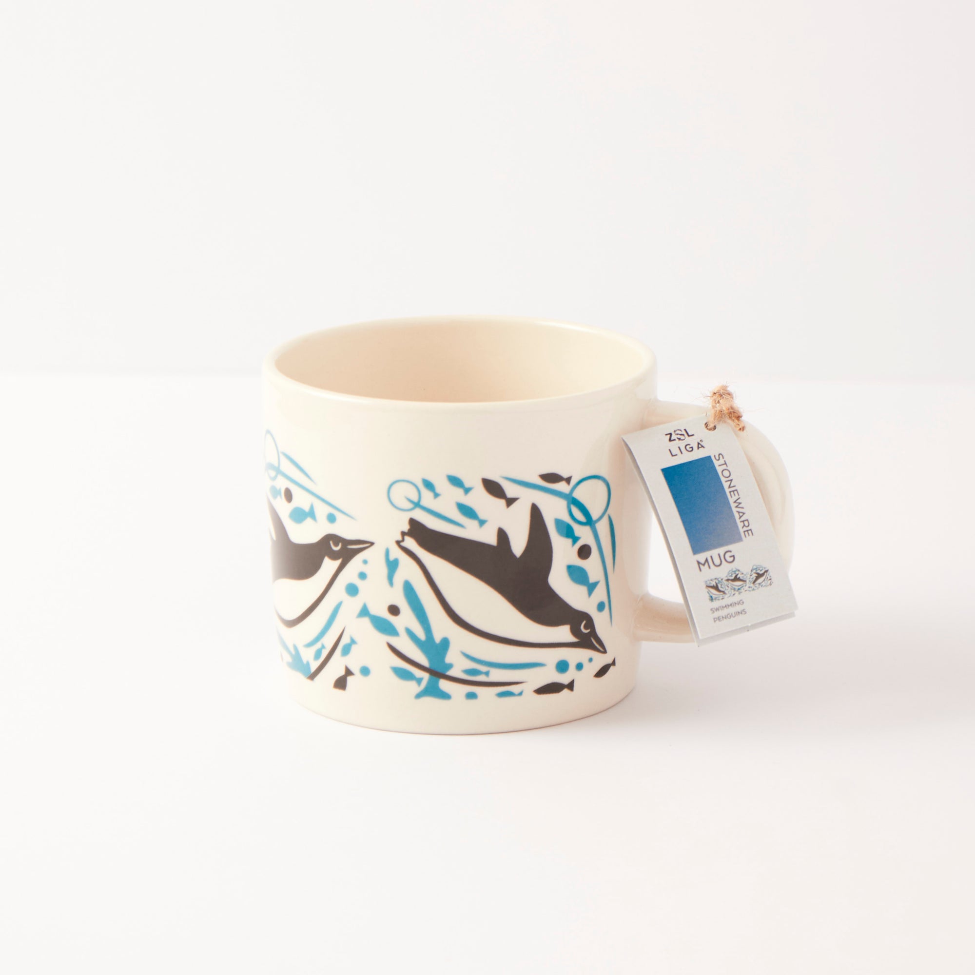 Set of Two Mugs | Swimming Penguins