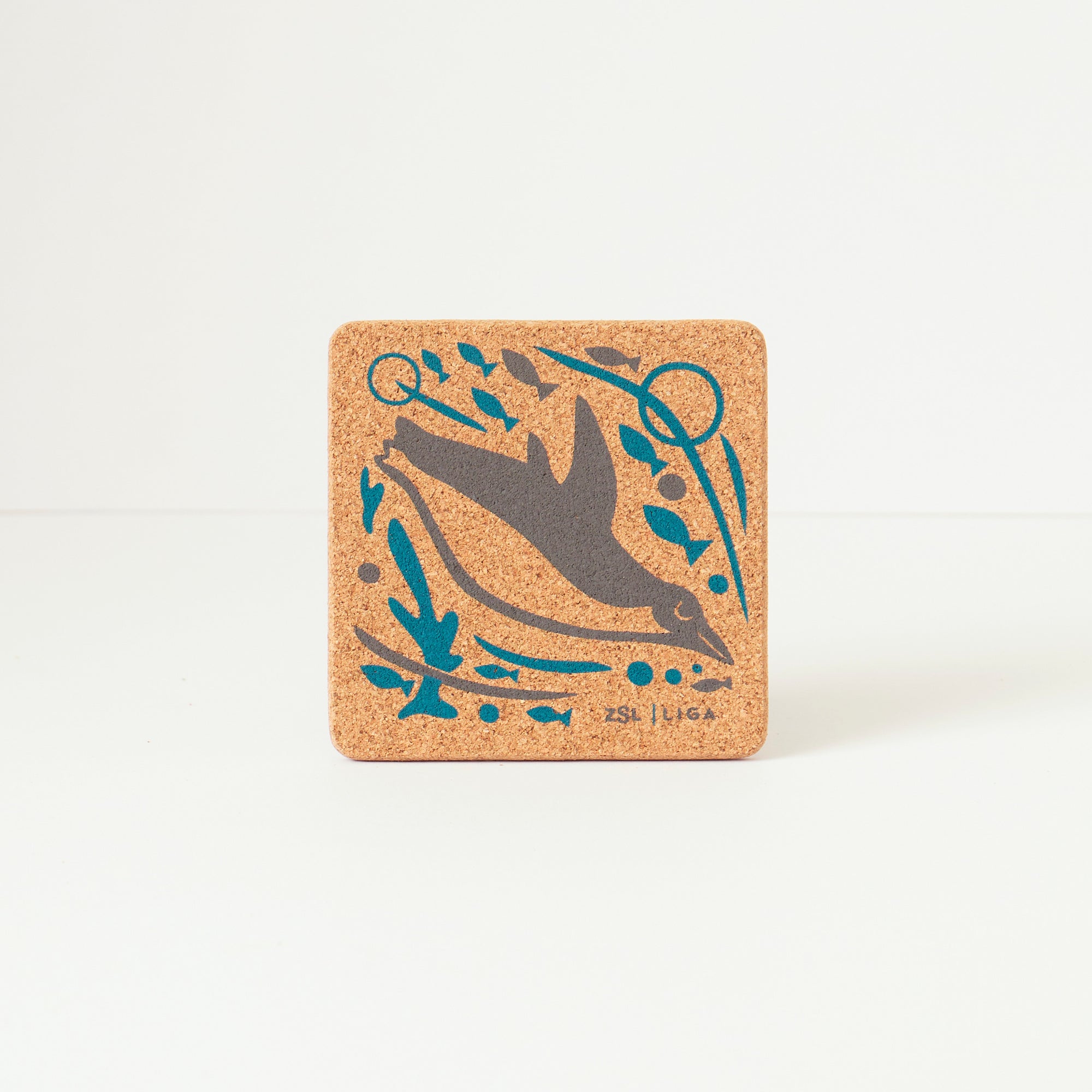 Cork Coasters | Swimming Penguins