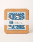 Swimming Penguin | Cork and Tile Trivet, Tea Towel and Dishcloths