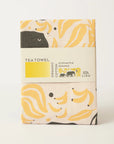 Tea Towel and matching Dishcloths | Elephant & Bananas