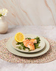 Beach Clean Oval Placemats & Coaster Bundle | Table S/4