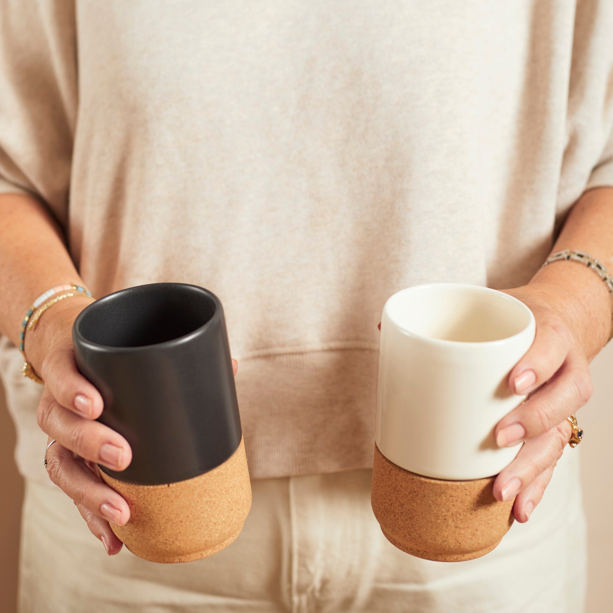 Eco Coffee Mug in Cream | Large