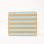Cork Placemats | Candy Stripes - Blue S/4