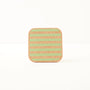 Cork Coasters | Candy Stripes - Green S/4