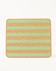 Cork Placemats | Candy Stripes - Green