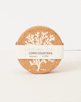 Cork Coasters | Coral
