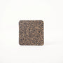 Dash Recycled Rubber & Cork Coasters | Square Set of 4