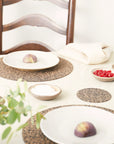 Recycled Rubber & Cork Max Placemats | Round S/4