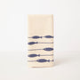 Organic Cotton Napkins | Fish on a Line Navy S/2