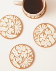 Cork Coasters | Flora