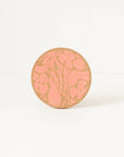 Cork Coasters | Flora Pink