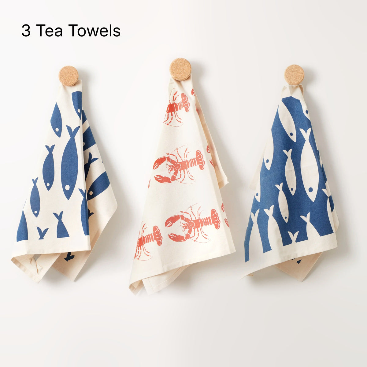 Organic Tea Towels | Coastal Collection