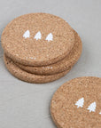 Cork Coasters | mini Trees