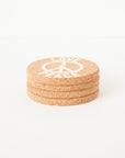Cork Coasters | Love & Peace