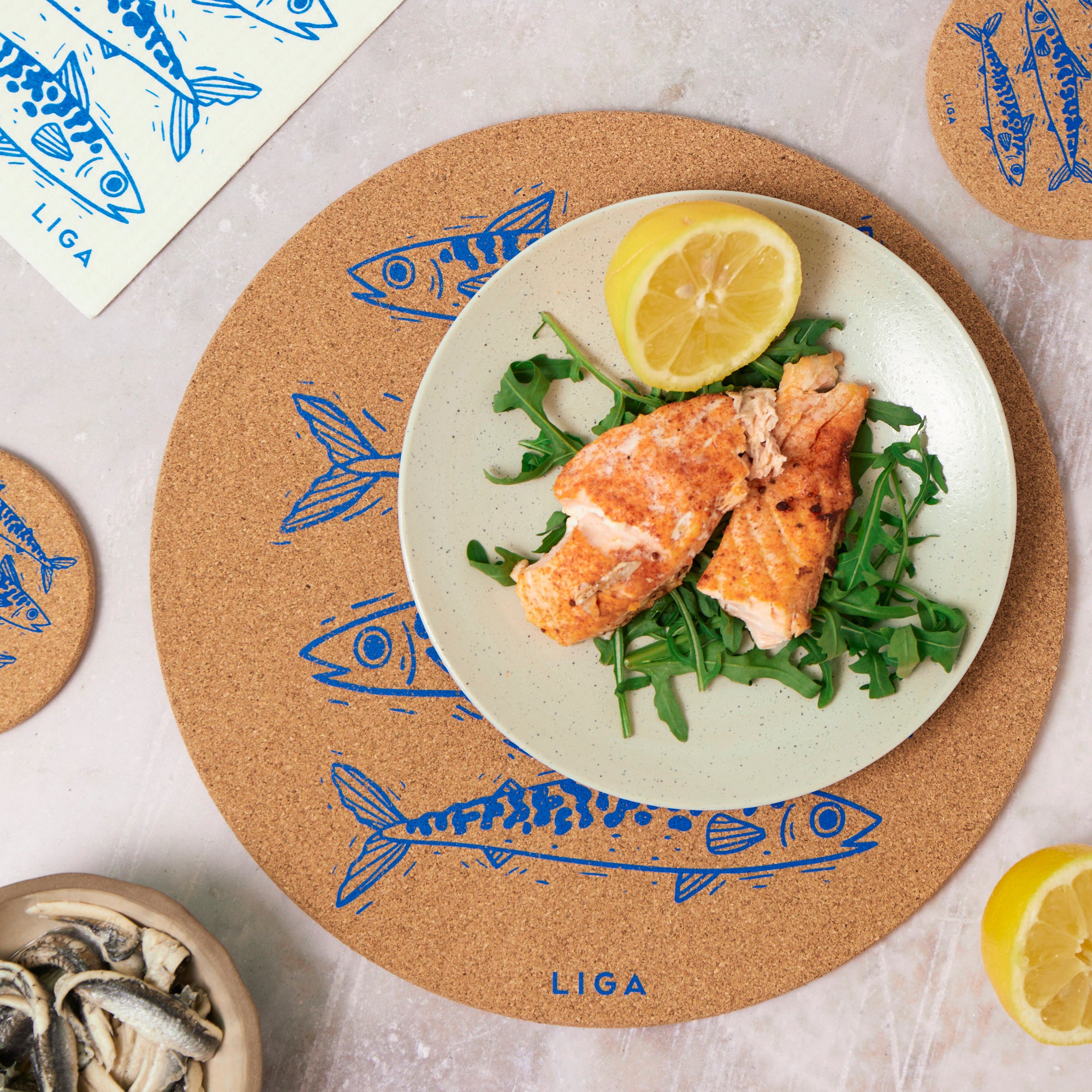 Eco Dishcloths | Mackerel &amp; Seaweed