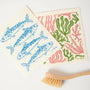 Eco Dishcloths | Mackerel & Seaweed