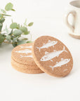 Cork Coasters | Mackerel