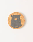 Round Organic Magnet | Bear