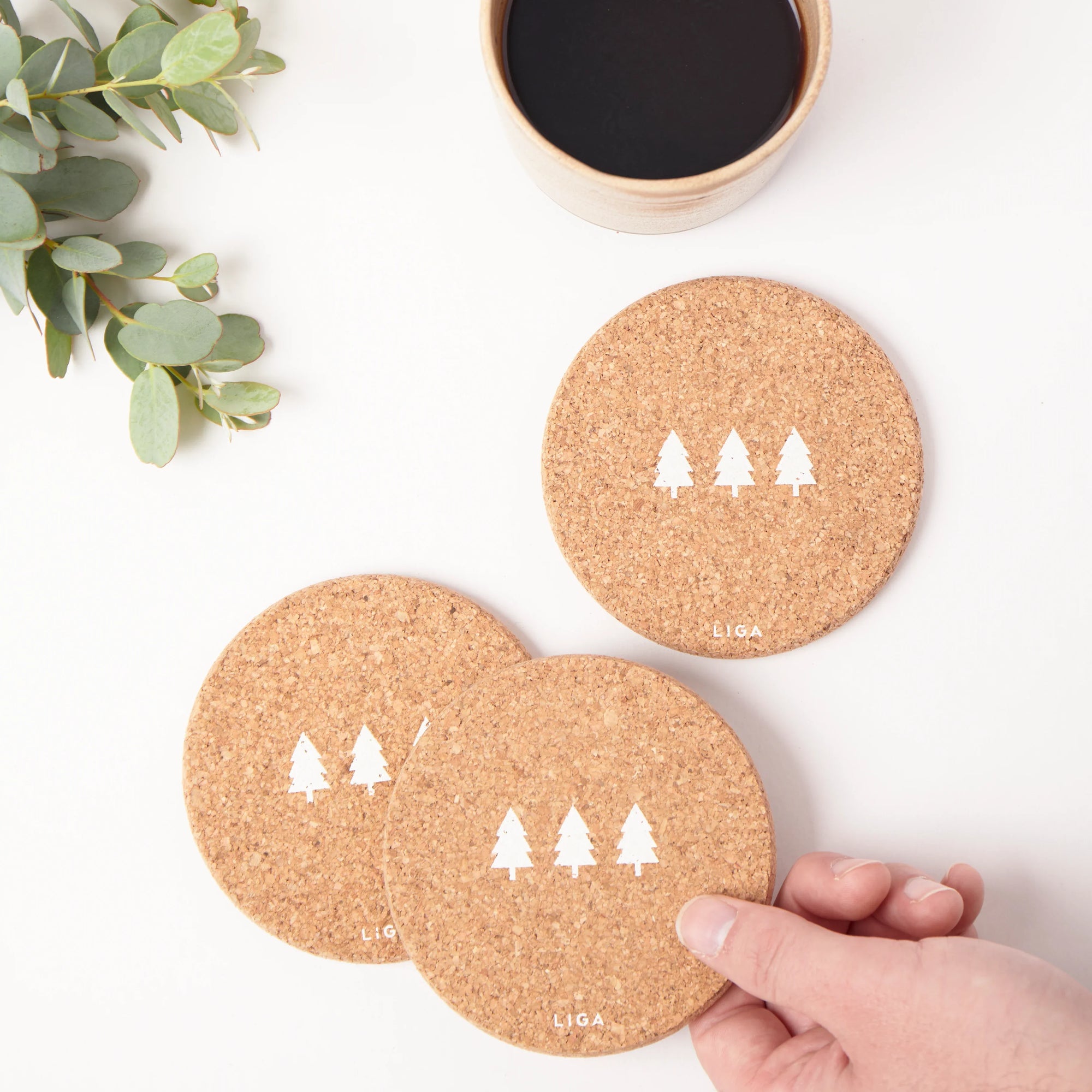 Cork Coasters | mini Trees