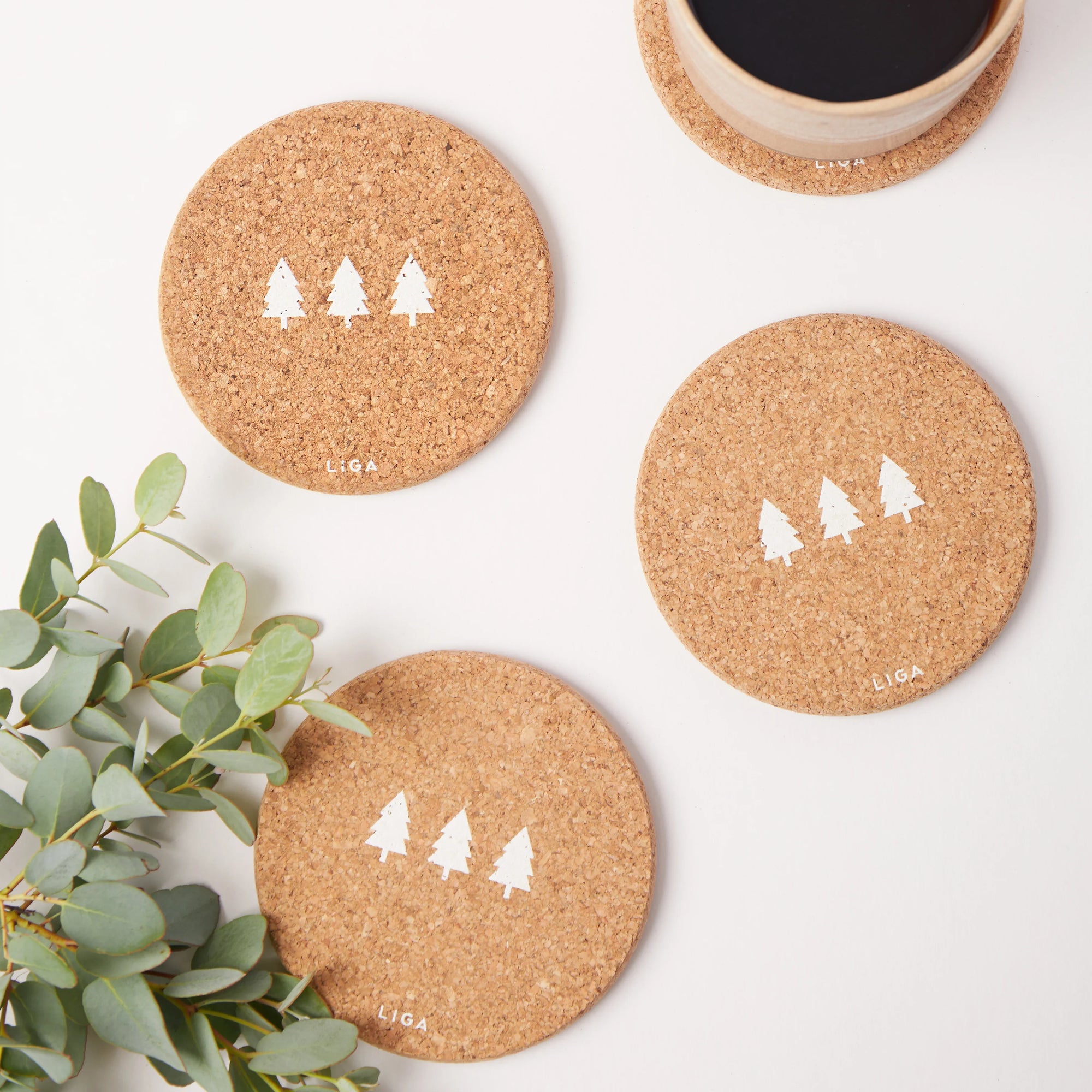 Cork Coasters | mini Trees
